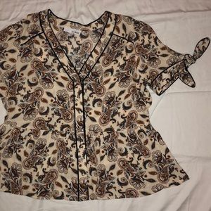 Paisley Rayon Blouse